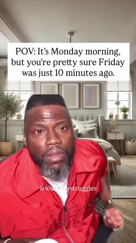 Why do weekends hit the fast-forward button while weekdays are stuck in slow motion?! 😩 Follow @workdaystruggles for more relatable and funny work memes. #mondaymood #relatablememes #9to5life #9to5humor #mondaystruggles #funnyworkmemes #workweekmood #mondaymorning #workdaystruggles monday morning humor, funny monday memes, weekend went too fast, relatable work memes, office humor, monday mood, work week struggles, weekend gone