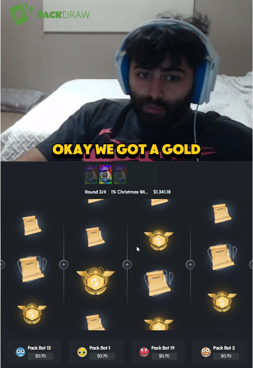 Yassuo got a gold! On PackDraw!  #yassuo #packdraw #fyp 