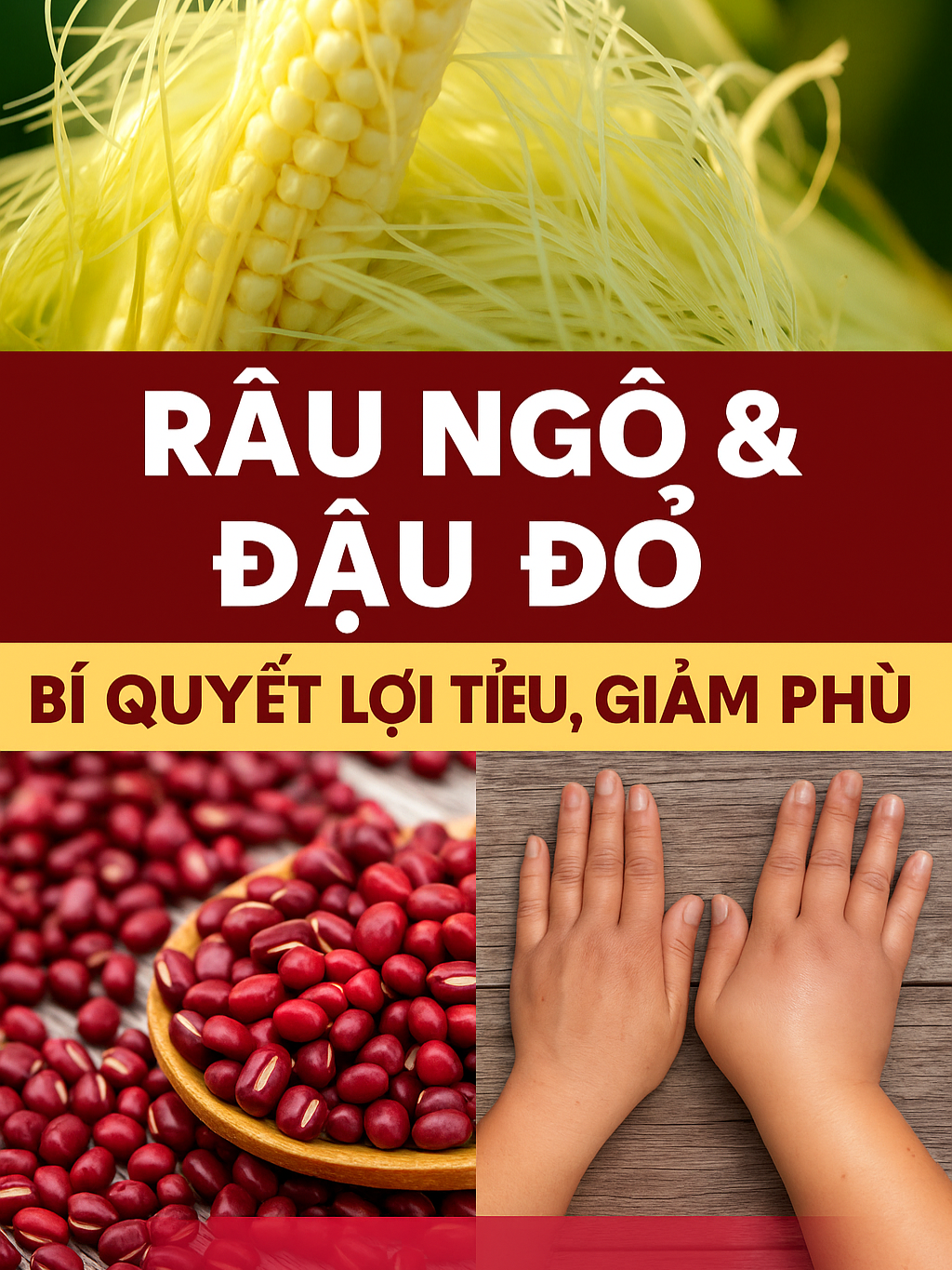 🌿 RÂU NGÔ & ĐẬU ĐỎ – “BÁU VẬT THẤT TRUYỀN” LỢI TIỂU, GIẢM PHÙ Công dụng chính: 1️⃣ Lợi tiểu mạnh mẽ, hỗ trợ chức năng thận. 2️⃣ Giảm phù thũng, đặc biệt ở chân và mặt. 3️⃣ Thanh lọc, giải độc cơ thể. 4️⃣ Tăng cường tuần hoàn máu, bồi bổ sức khỏe. Cách dùng: Uống nước canh khi còn ấm. Dùng đều đặn để thấy hiệu quả rõ rệt. ⚠ LƯU Ý QUAN TRỌNG: “Đây là kinh nghiệm dân gian. Tham khảo ý kiến bác sĩ trước khi áp dụng, đặc biệt nếu có bệnh nền hoặc đang dùng thuốc. Không tự ý dùng thay thế thuốc chữa bệnh.” #chuadaulung #baithuocdangian #giaidocgan #lamtrangda #caythuocquanhta #benhphunu #raungo #benhphu