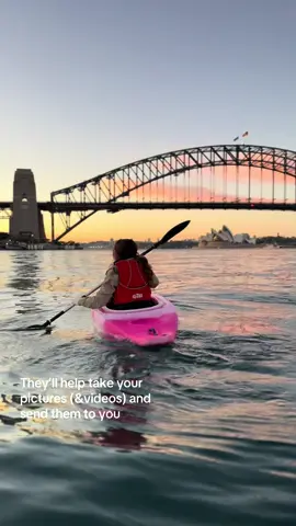 They’re called @/sydney_by_kayak on IG! Best way to start your day, trust me! #sydney #kayaksydney #sunrise 