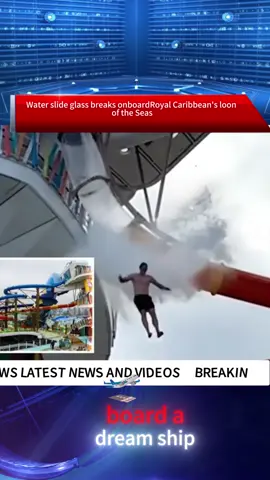 A water slide on Royal Caribbean's Icon of the Seas suffered a malfunction Thursday, injuring an adult guest when an acrylic glass panel broke off while the individual was using the slide. The guest, whose condition is stable, received medical attention and is being treated for injuries. #news #cruiseship