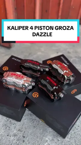 Kaliper groza 4 piston DAZZLE🤘🏻😜#groza #grozaindonesia #grozaindonesia #kaliper #kaliper4p #kaliper4piston 