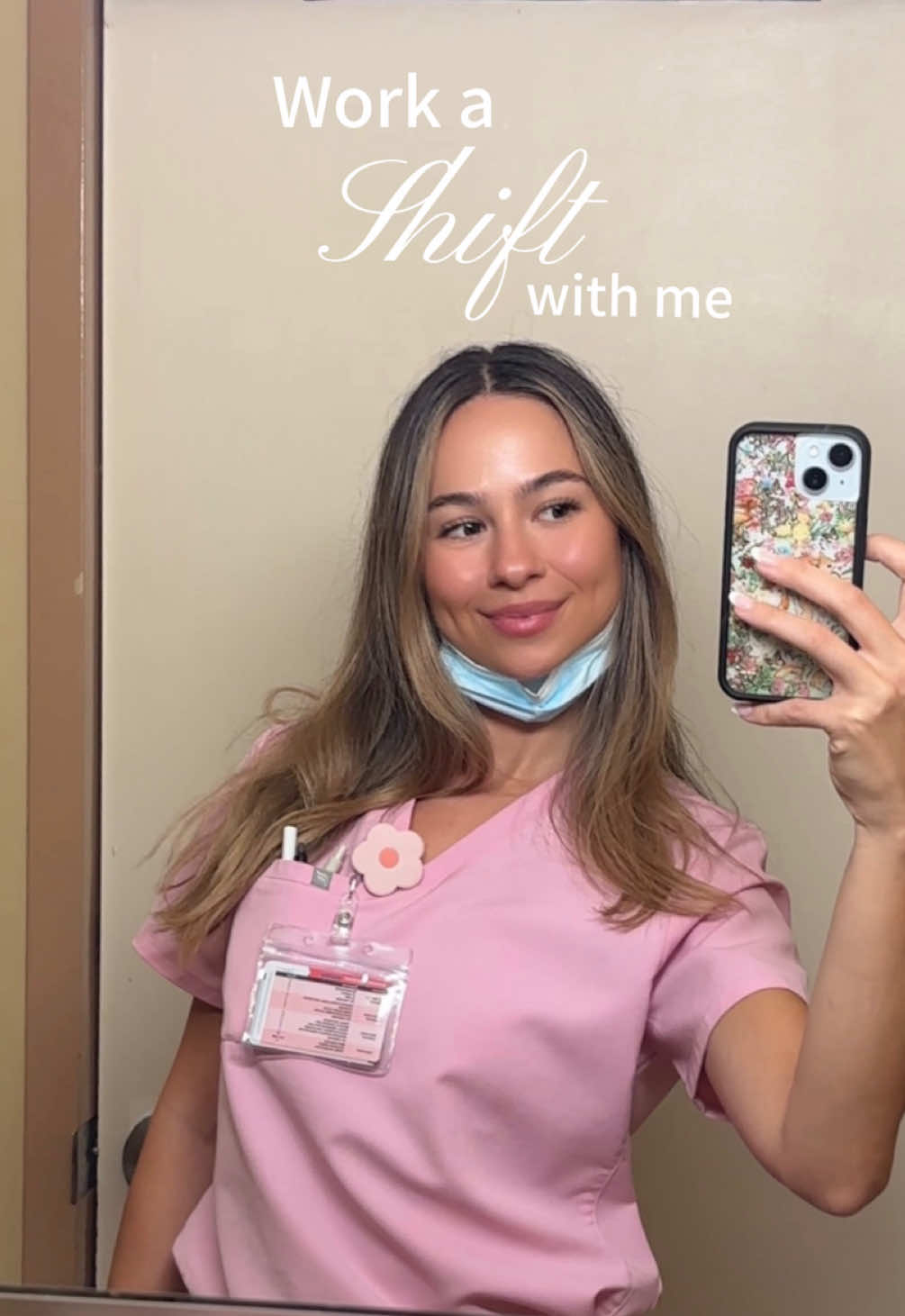 Tiny snippet of a very good, chill day at work as a new grad rn 🫶🏼 (recorded outside of patient care areas) #nurse 