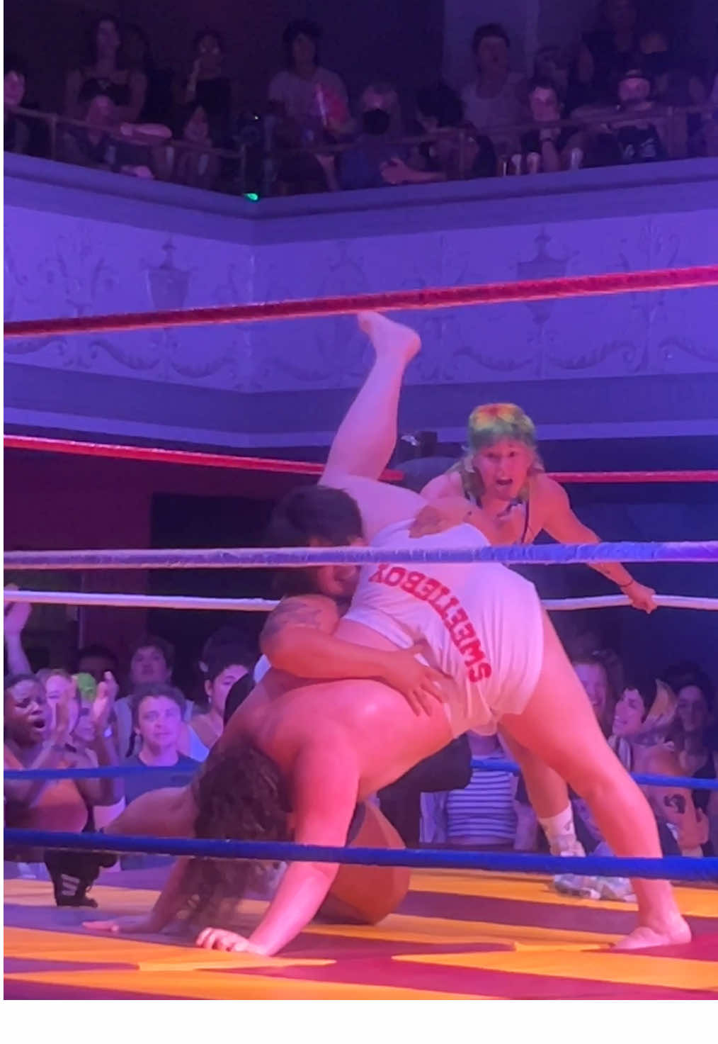 Came to nyc with my friends to wrestle #tboy #tboywrestling #transmasc #ftm 