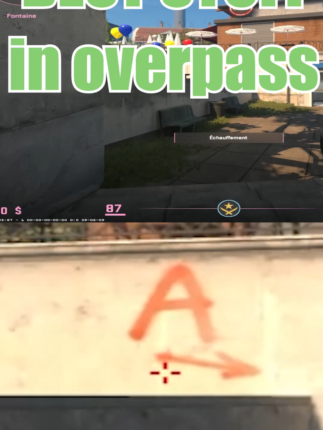 BEST STUFF IN OVERPASS #csgo #cs2 #stuff #smoke #overpass