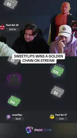 SWEETFLIPS WINS A GOLDEN CHAIN ON STREAM #kickstreaming 