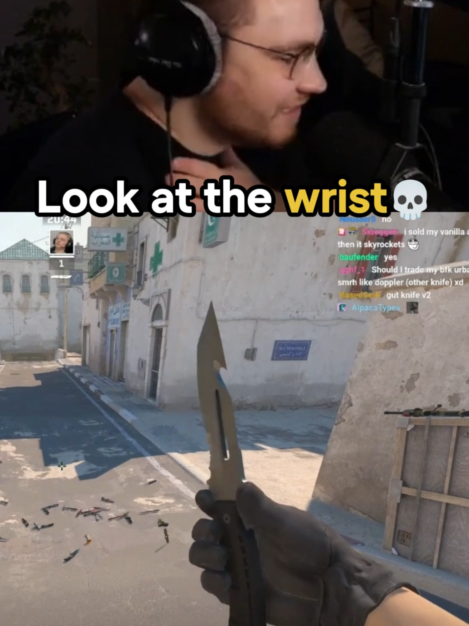 What is that 💀 #ohnepixel #cs2 #cs2clips #cs2skins #cs2bugs #counterstrike #ohnepixelclips #fyp