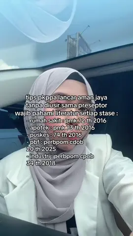 Hal yang harus dipersiapkan sebelum terjun pkppa 👇👇👇👇👇 - wajib paham literatur pada masing masing stase - gali info tentang tempat pkppa nanti - perluas relasi dengan kating yg udah pernah pkppa di tempat yg sama itu nanti - MENTALLL udah pastiii dung tanpa ini kita bakalan kek ayam sayur aja😝😭 Btw aku punya sedikit rangkuman untuk persiapan pkppa nya, yg mau boleh lgsg dm aja yaaa Atau mau aku share tentang apa lagi ni? komen ajaaa hihi😚🫶 oiyaa cmiiw yaa🥰 #apoteker #ukai #farmasi #pharmacy #farmasiklinis 