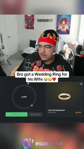 Bro got a Wedding Ring for his Wife 😭😳❤️ #kickstreaming 