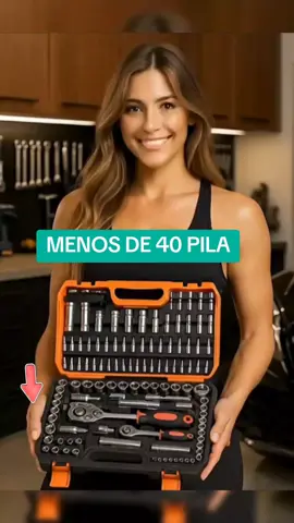 Maleta completa 46 peças de ferramentas. #maleta #homem #completa #pratica #carro #ferramentas  #chave #moto  #caminhao #tiktokshop 