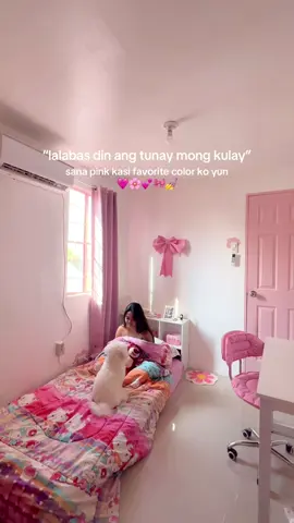 Waking up in a pink room with my baby.. couldn’t ask for more. 🩷🙂‍↔️✨ #pinkroom #pinkaesthetic #couquette #fyp 
