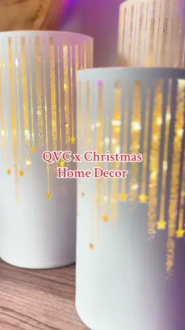 The starry night 3x glass hurricanes by QVC sold out last year…and colors are already going this fast! Grab your Christmas home decor today #qvc #christmashomedecor #tiktokshopcreatorpicks @QVC, Inc 