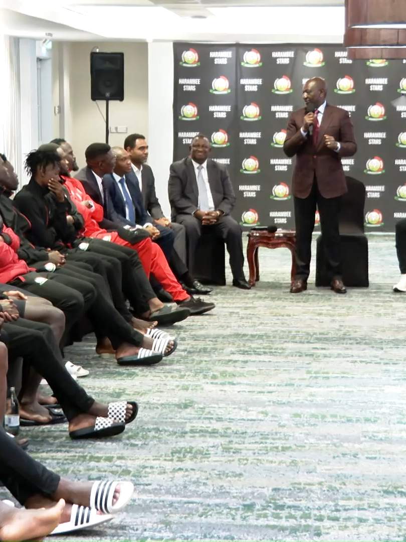 Stars Outsmart Champions Morocco as Ruto Promises Ksh2.5M Each for Harambee Stars if They Win Against Zambia #harambeestars #Chan #Kenya #kenyantiktok🇰🇪 #kenyantiktok #kenyatiktok