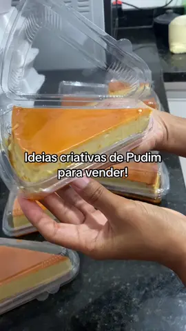 Ideias criativas de pudim para vender #pudim #viralvideotiktok #100kfollowers #vendas 