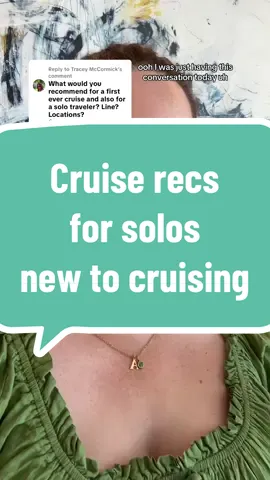 Replying to @Tracey McCormick firstly, hi!! Secondly, choose a line that does solos very well, as in has specific solo cabins, does solo traveler meet-ups, etc. For itinerary, decide if you want something really portable heavy which will be super active or something more relaxing with sea days.  #solofemaletraveler #femalesolotravels #travelsolo #cruisetok2025 #cruisetok #fearlessfreedomtravel 