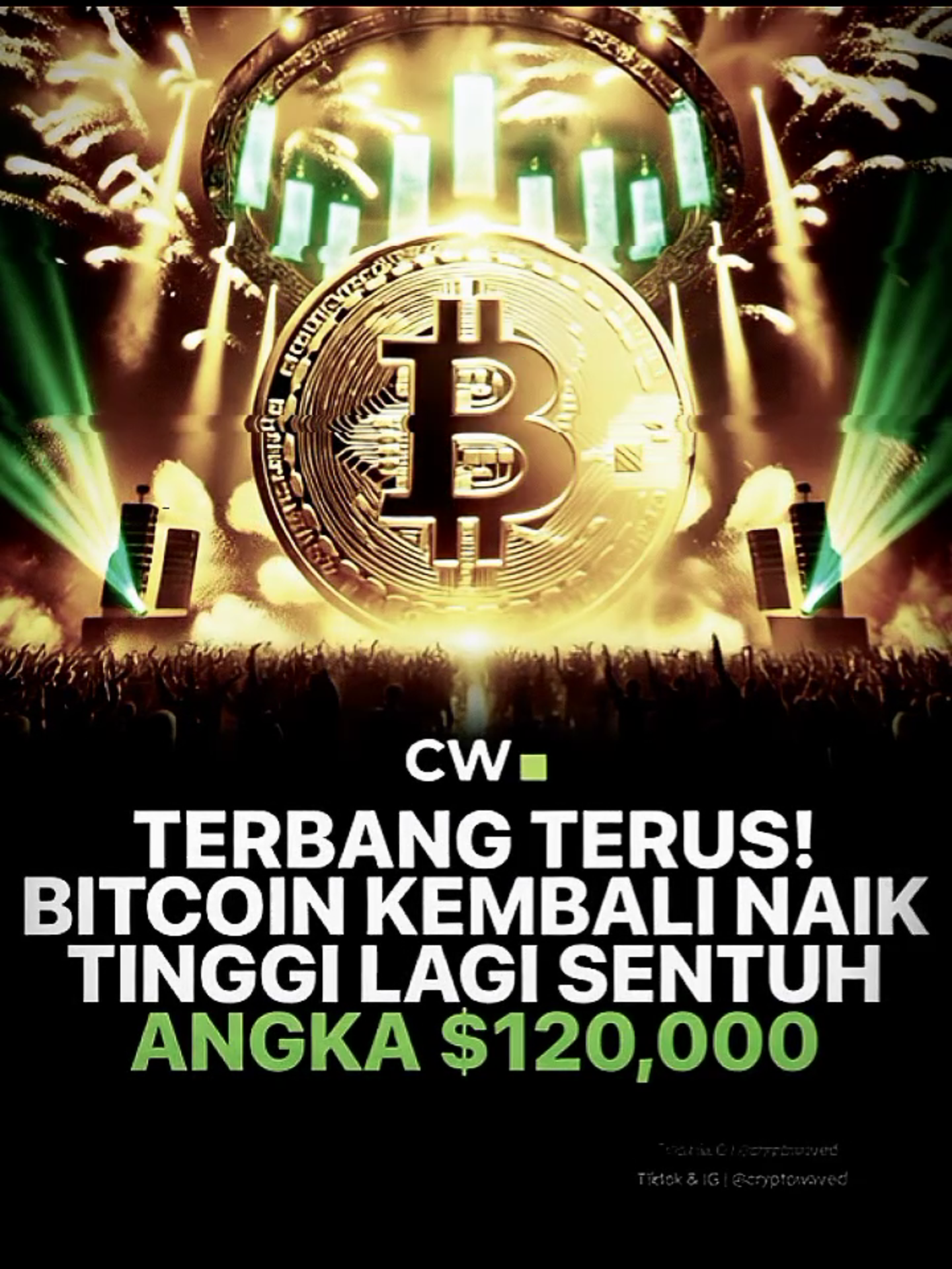 Nggak lama, BOOM! tembus $120,000! Ini bukan bullish lagi, ini udah mode roket 🚀 — siap-siap jadi ‘sultan mendadak’! #BTC120K #CryptoATH  #CryptoBullRun #Blockchain  #FYP #CryptoMarket #Cryptowave#cryptowaveid