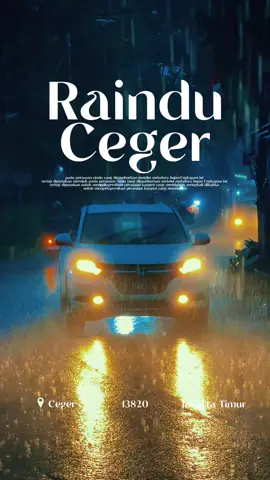 Yang turun bukan cuma hujan, tapi juga kenangan di Ceger “Raindu Ceger” 📍 Ceger, Cipayung jakarta timur #jelajahceger#jakartatimur#cegerjakartatimur 