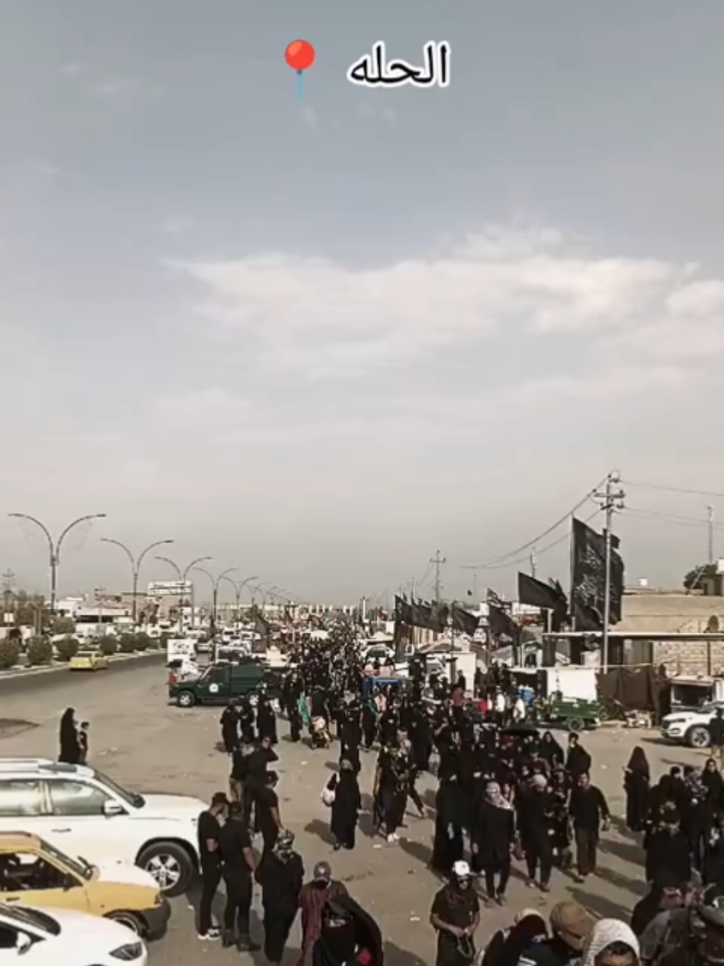 #الحله طريق الحسين طريق الله #طريق_المشايه_للإمام_الحسين 