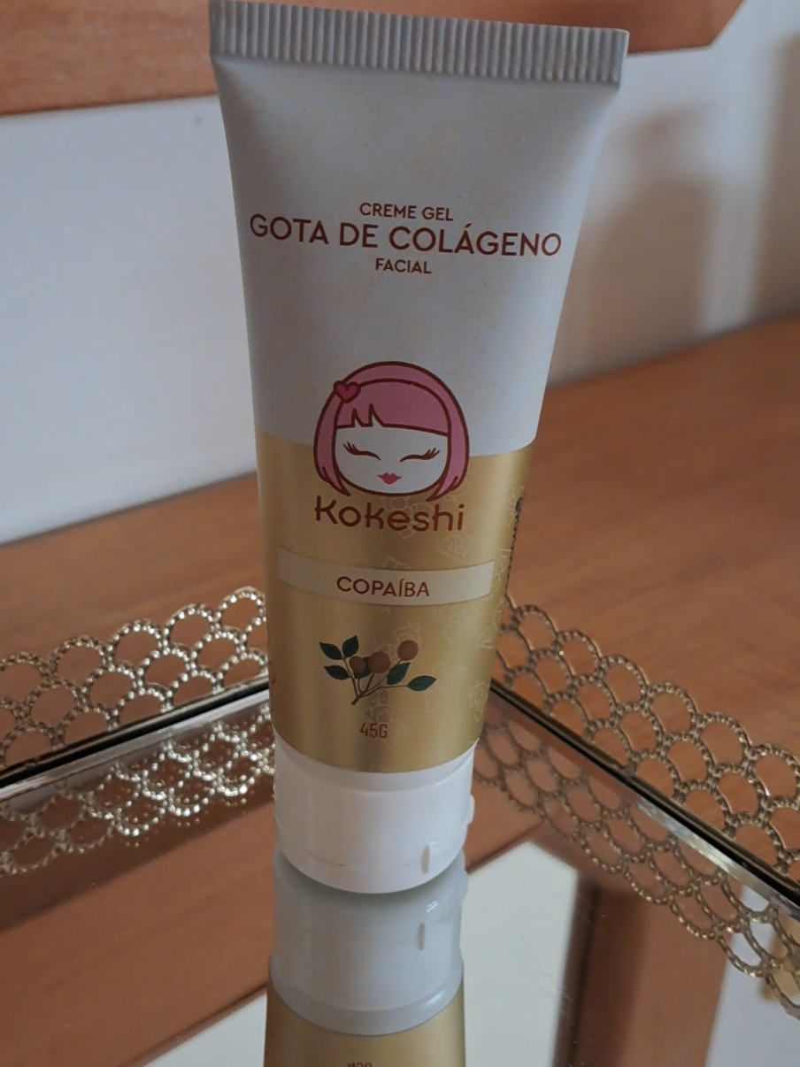 Maravilhoso creme gel Gota de Colágeno da Kokeshi... #kokeshi #cremegel #pelehidratada #colageno #peleoleosa #tiktokshop 
