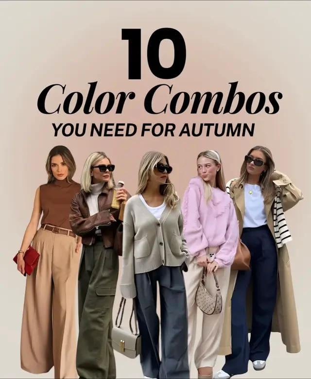 Autumn is the season of cosy coats and pumpkin chai lattes 🧡 Dress for the occasion with these colour combos , perfect for autumn😍 #fyp #fashiontiktok #styleinspo #outfits #class 