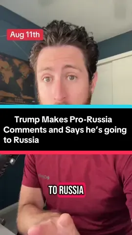 Trump Makes Pro-Russia Comments and Says he is going to Russia