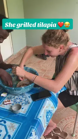 When you ask her to prepare grill Tilapia for you 😂😂😂😂 #fyp  #funny #ghanatiktok🇬🇭 #food #tiktokviral 