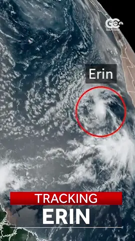 Tracking newly formed Tropical Storm Erin in the eastern Atlantic via satellite. More: https://www.gulfcoastnewsnow.com/article/tropical-storm-erin-florida-atlantic-track/65654490 