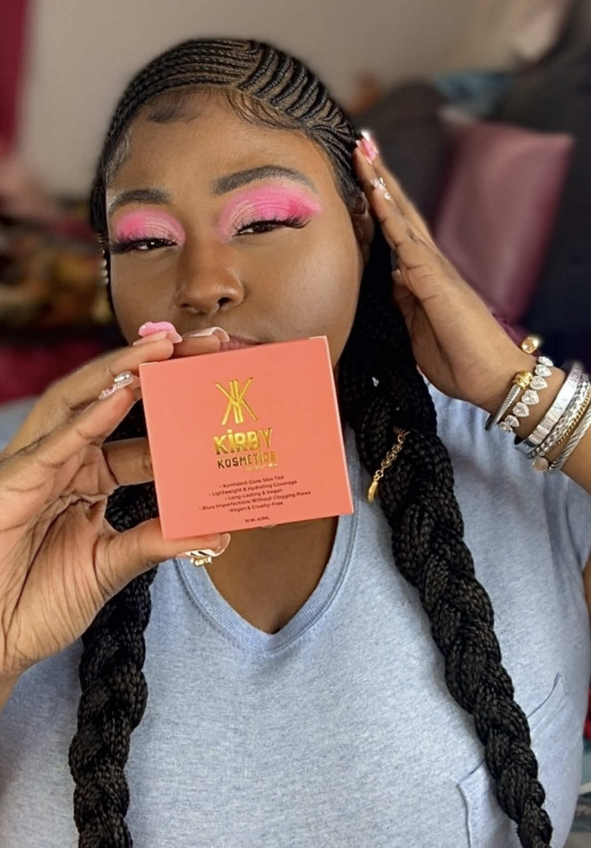 Hey pookies 💋 Kirby Kosmetics keeps popping up on my FYP with this Konfident Glow Skin Tint 😌✨ It promises a glass-skin finish with lightweight, everyday coverage — but is it hydrated luxury or just dewy chaos? 👀 Dry skin pookies, you might be obsessed… oily babes, proceed with caution 💅🏾 Would you add this viral skin tint to your routine or skip the glow? BRANDS: @Kirby kosmetics  #KirbyKosmetics #KonfidentGlowSkinTint #GlassSkin #SkinTintReview #ViralMakeup #GlowyMakeup #foundation #foundationreview #NoMakeupMakeup #NaturalMakeupLook #SheerCoverage #MakeupForBrownSkin #makeupreview #Bratsoftiktok #BeautyTok #MakeupTok #fyp #foryou #BostonInfluencer #queenmisfitx3 #MakeupForBeginners #TikTokMadeMeBuyIt #BrownGirlMakeup #SkinTint #Makeup #MakeupForBlackWomen #NaturalMakeup #Yapping #Yapper #YapSession #YapMakeup #creatorsearchinsights 