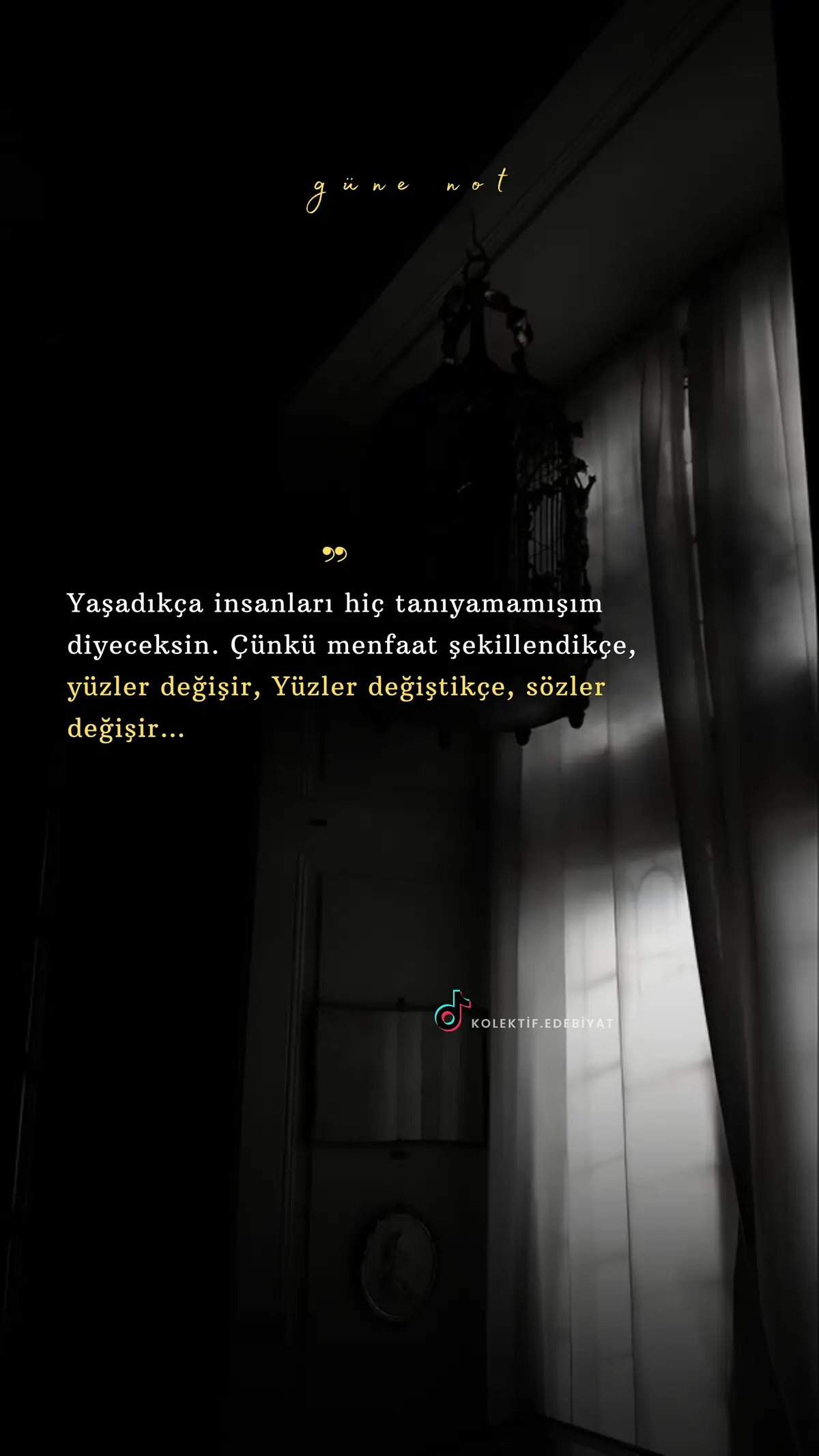 Yaşadıkça insanları hiç tanıyamamışım diyeceksin… #alıntı #alıntısözler #güzelsözler #sözler #şiir #fyp #sözlüvideolar #alıntılar #yazılıvideolar #kesfetviral #edebiyat #edebiyatsözler #keşfet #benikeşfet #şiirheryerde #sözlerköşkü #kitapönerisi #kitaptansözler #anlamlısözler #derinsözler 