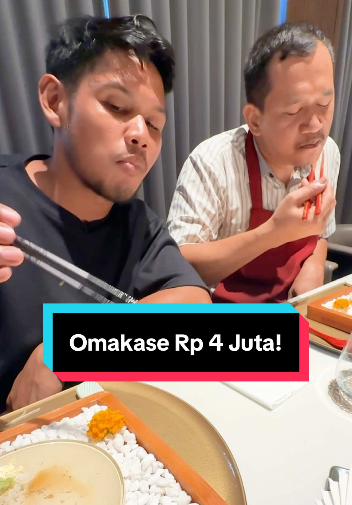 Nyobain Sushi 4 Juta bareng si bapak 🤤  T-Shirt by: @No Void Minds 