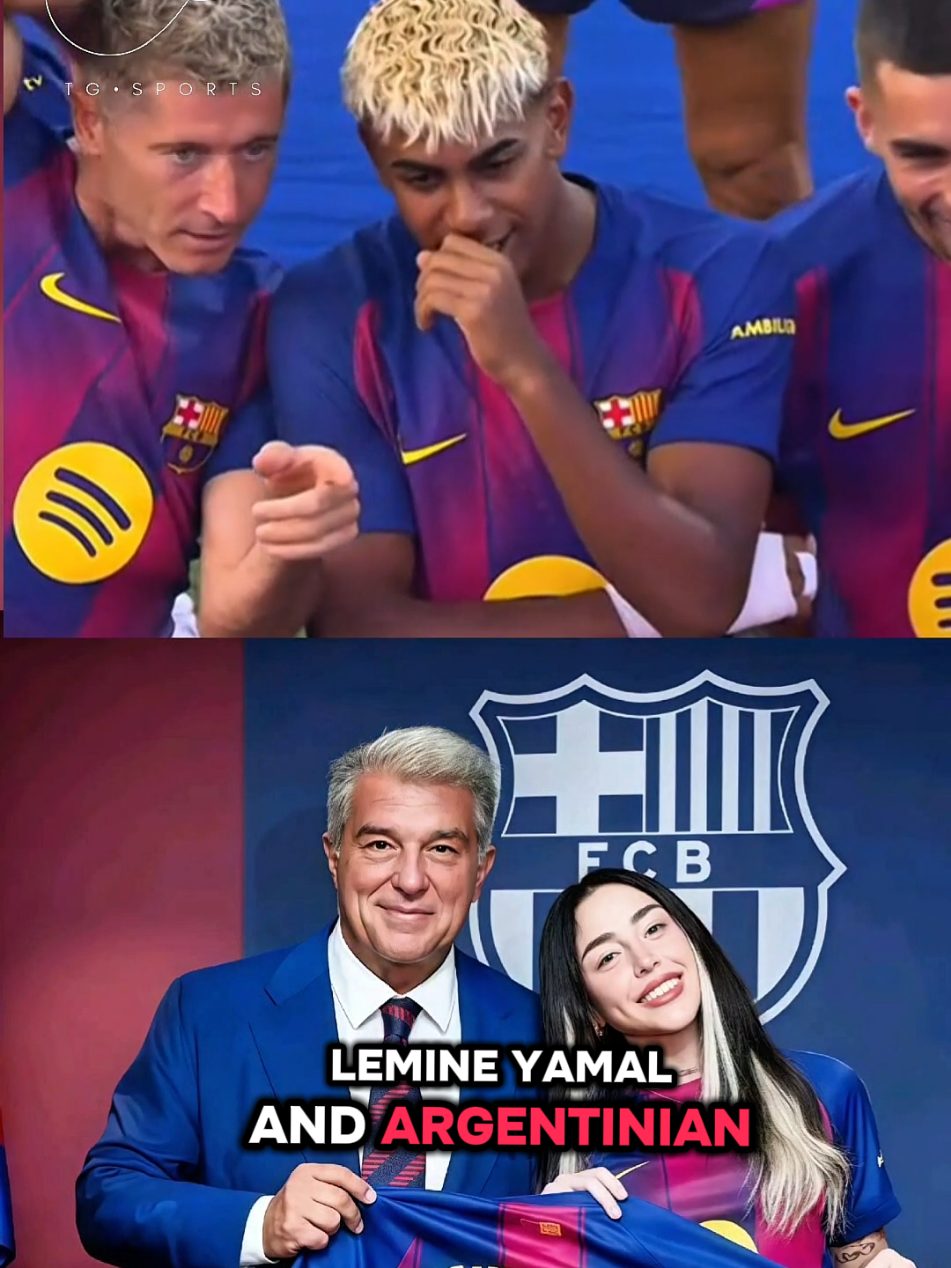 Nicki Nicole attended the game and sparked major rumors about her connection with Lamine Yamal 👀💙 #LamineYamal #NickiNicole #Barcelona #Football #fcbarcelona  #Soccer  #Barca