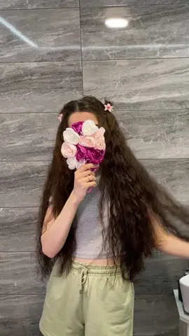 Cute hairstyle 🌸 #hairstyle #hairtok #asmrhair #hairstyleideas #hair #fluffyhair 