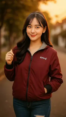 EVERNEXT Jaket Bolak Balik Wanita #jaket #jaketbolakbalik #jaketolahraga #promo #fyp 