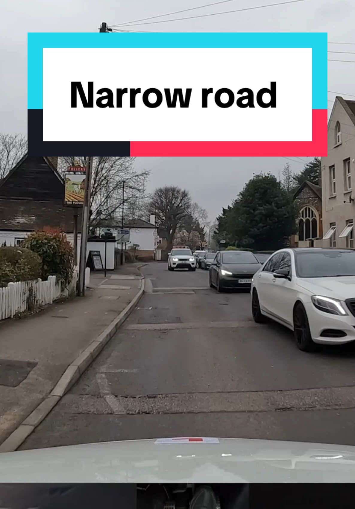 @Gavin.s stay away from large vehicles when they are turning  #driving #car #learn #narrow #road #london #teacher 