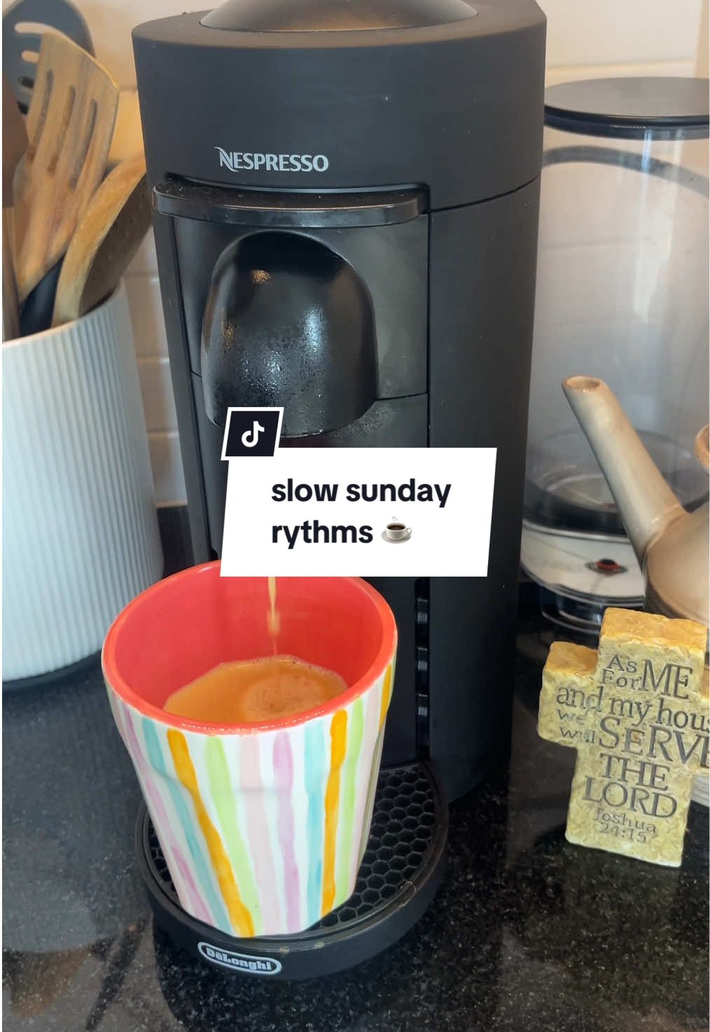 slow sundays are my favorite 💛 #slowsunday #slowsundaymorning #slowlifestyle #sundayrest #sundayreset #sabbath #christiantiktok #coffee #coffeelover #church #scripture @Nespresso USA 
