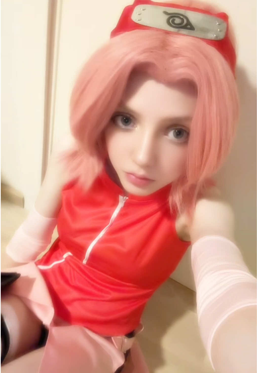 IM WEARING SHORTS BTW!! #skipperams #sakuraharunocosplay #cosplay #narutoshippuden #sakuracosplay 