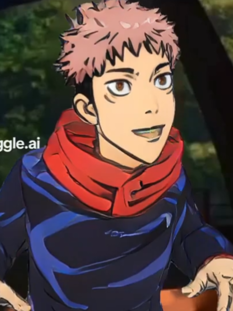 Eso no tiene sentido, los Braquiosaurios no rugen así... 🤨📸⁉️ // #fyp #foryou #foryoupage #itadori #itadoriyuuji #yuujiitadori #itadorichileno #jjk #jujutsukaisen #viggleai #ai #ia #meme #trend 