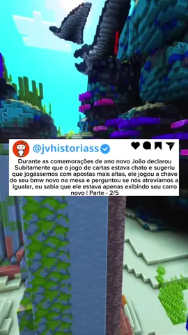 Durante as comemorações de ano novo João declarou Subitamente que o jogo de cartas estava chato e sugeriu que jogássemos com apostas mais altas, ele jogou a chave do seu bmw novo na mesa e perguntou se nós atrevíamos a igualar, eu sabia que ele estava apenas exibindo seu carro novo | Parte - 2/5 #tik_tok #tik_tok #tik_tok #tik_tok #tik_tok #tik_tok #tik_tok 