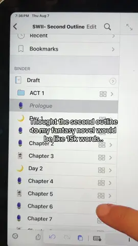 It’s actually draft 1.5 at this point 😬 #writingprocess #BookTok #writertok