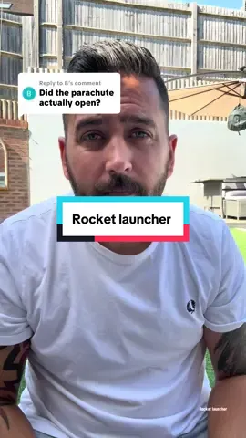 Replying to @B nope this rockets parachute didn’t open but it was my fault this rockets parachute didn’t open #rocket #rocketlaunchers #toyrocket #kidstoys #rechargeablerocket 