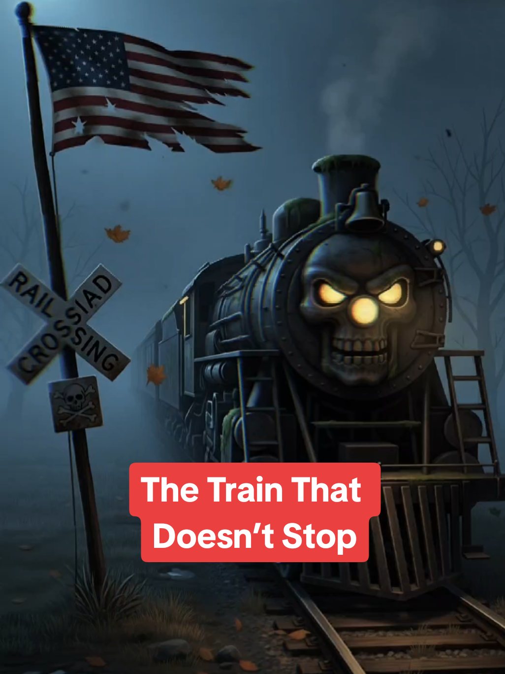 The Train That Doesn’t Stop | American Urban Legend #DidYouKnow #horrorstory #truestory #animation #scarystory #scarystorytime #creepypasta #horrortok 