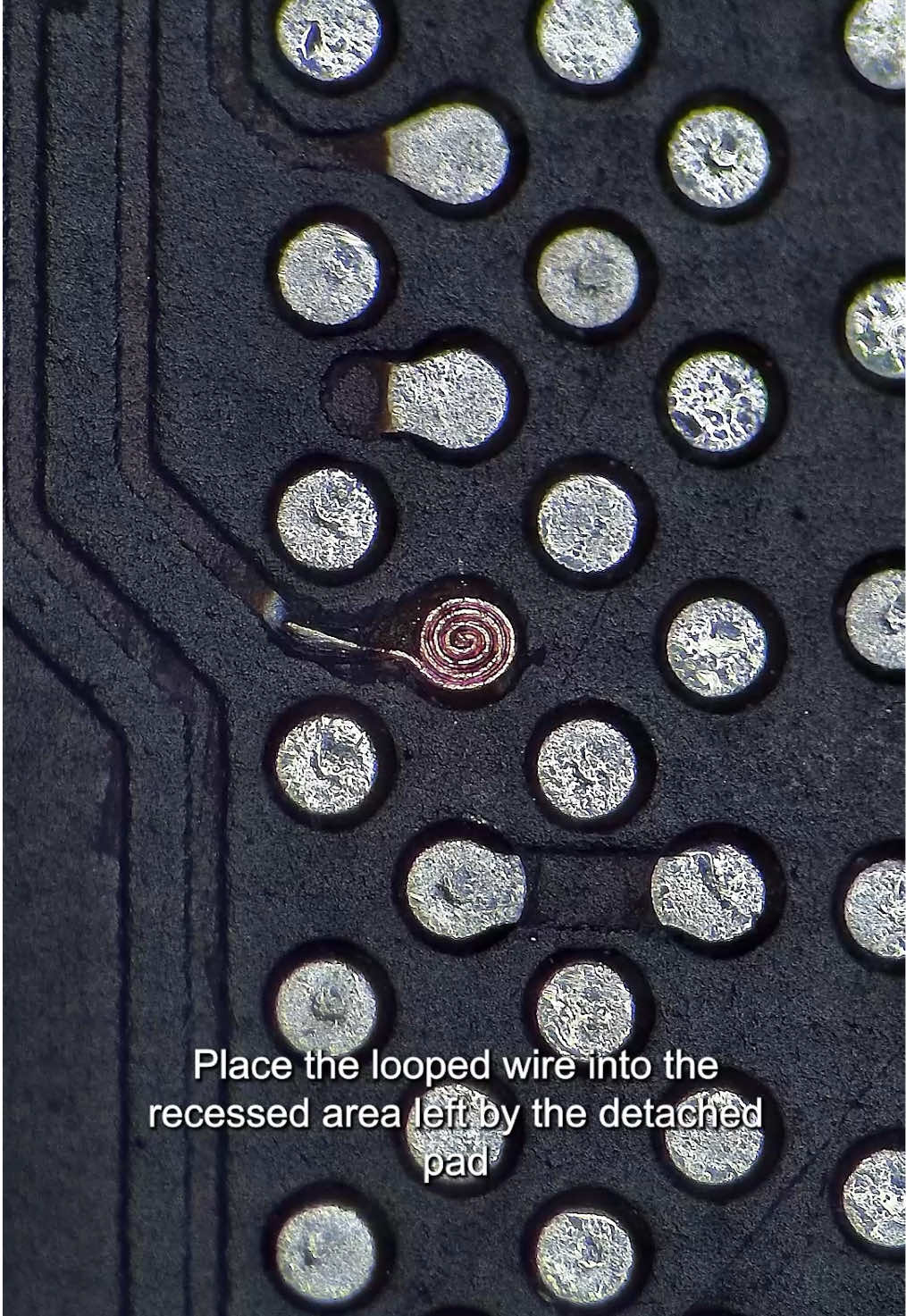 Step-by-step Tutorial for Repairing PCB Pads Using Jumper Wires.#repair #rabbitfix #phonerepair #jumperwire 