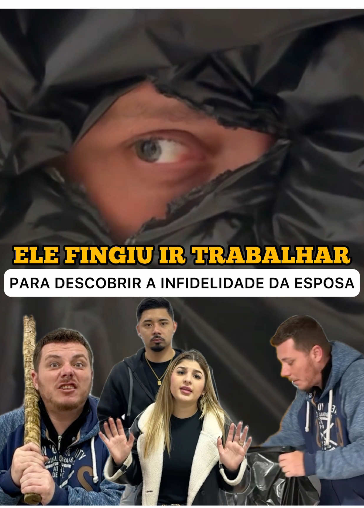 Ele fingiu ir trabalhar e descobriu sua esposa com outro homem…