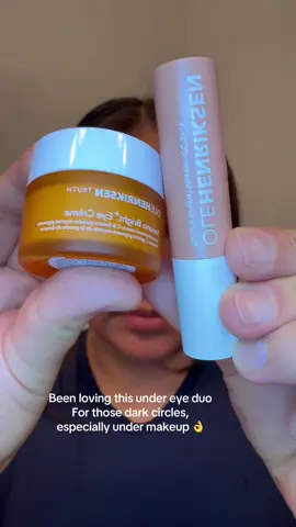Banana bright eye cream to smooth and hydrate and banana bright CCstick in guava to brighten! Have you tried this duo yet? #olebrandselect #olehenriksen #backtoschool #brightundereye @Olehenriksen 