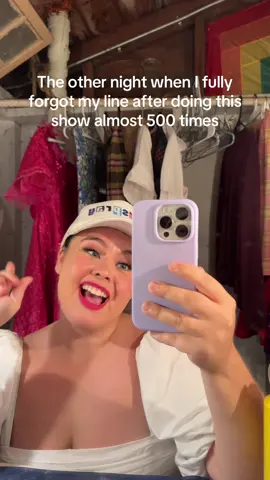 Everybody makes mistakes everybody has those days #hairspraymusical #theatretiktok #tracyturnblad #stagemishap 