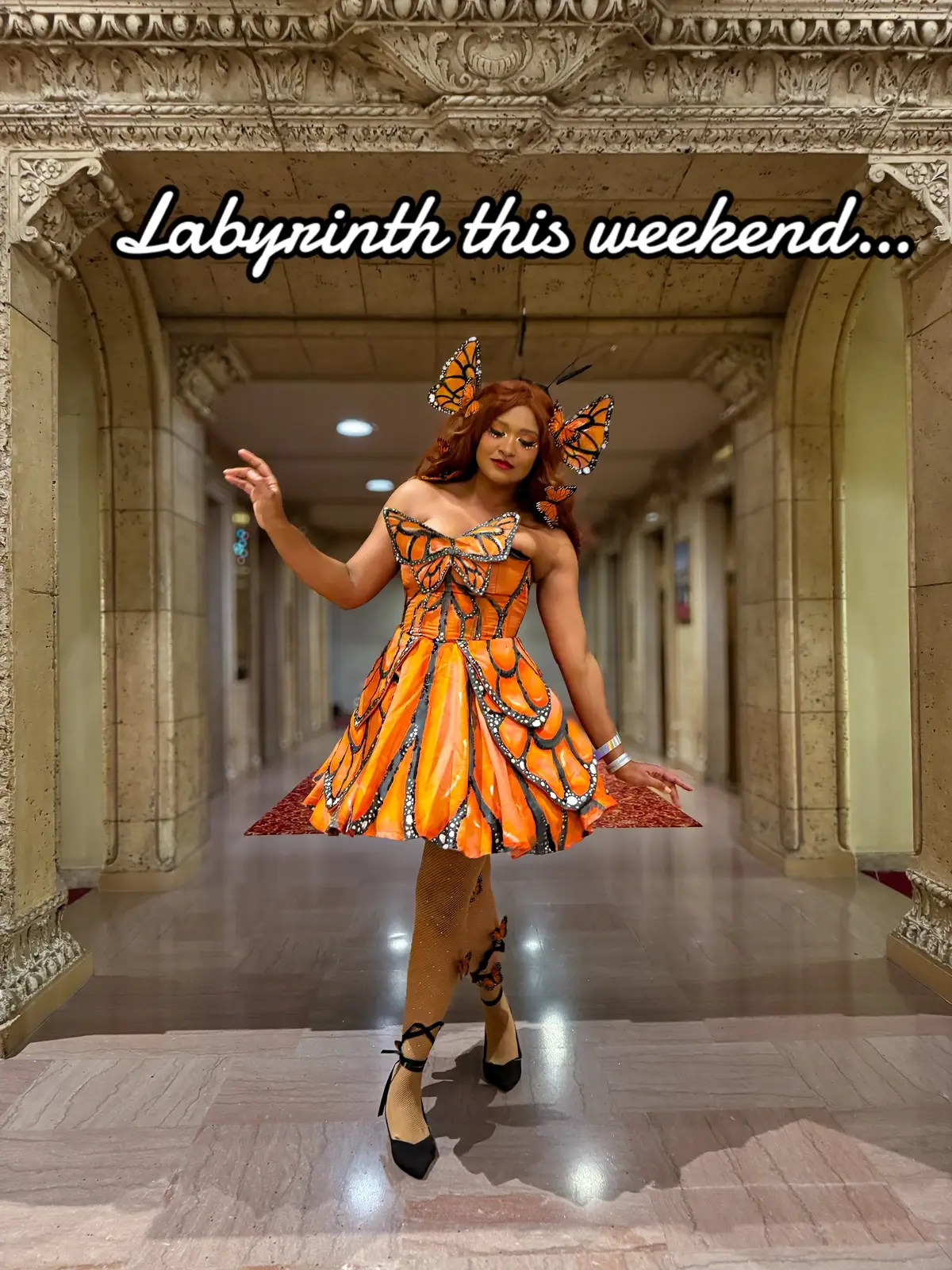 It’s time for labyrinth 🦋👑 @The Labyrinth Masquerade Ball  This Friday and Saturday at @thebiltmorela the iconic Labyrnith Masquerade will again grace us with its presence. Escape into enchantment and come dressed in whatever fantasy inspired gear you want as you dance the night away! There will also be side quest and drinks, as well as photo ops, performances and more! Also make sure to watch the iconic dragon dance!  I will be there on Friday! I hope to see you there!  #labyrinth #lojmasquerade #lojmasqueradeball #labyrinthmasquerade #labyrinthmasqueradeball #fantasy #fantasyball #butterfly #butterflydress #fairy #fairydress #fanatasy 