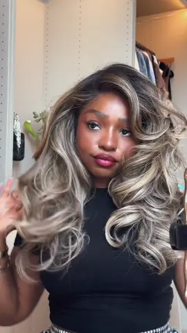 A natural blonde.  Hair: @Erin H Hair x @housofwigs  #blackgirlblonde 