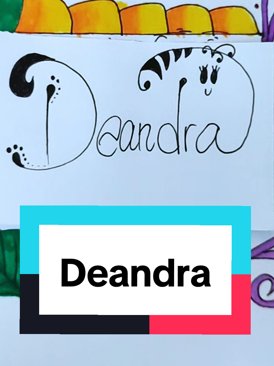 Hias nama anda yang cantik. Deandra. #nameart #hiasnama #titisanlilin #letteringdesignideas #namevideo #name #art #handwriting #masyaallahtabarakkallah #subhanallah #namabayi #lettering #nama #deandra 