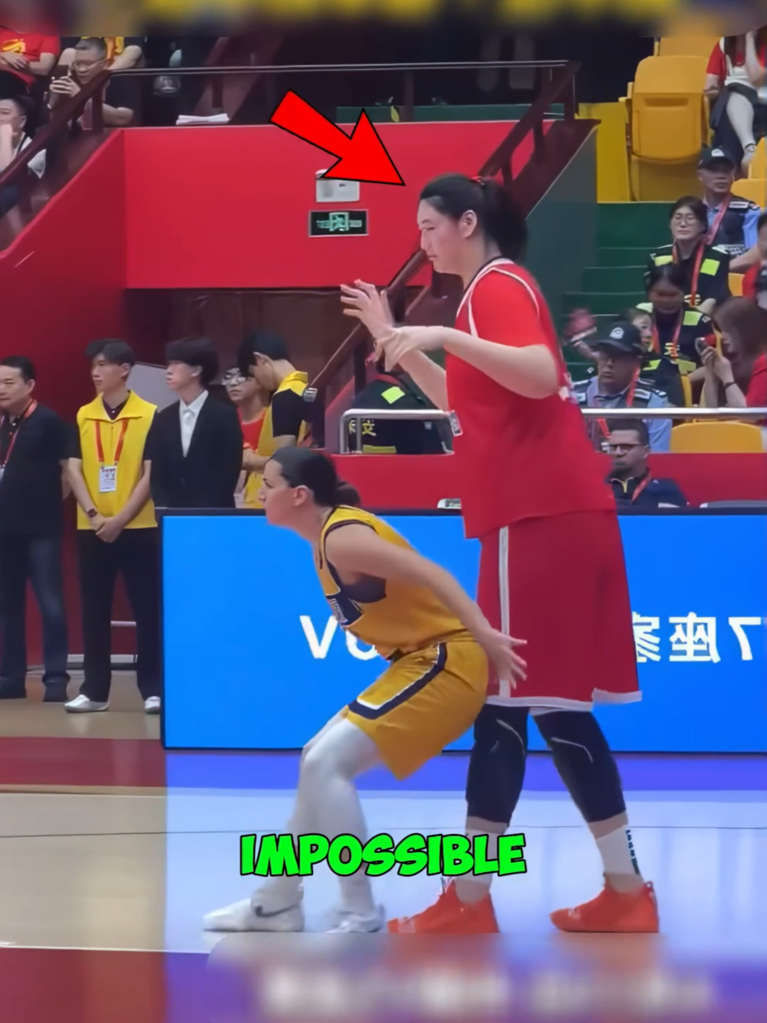 Is this even fair play?! 🏀