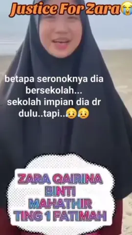 Ya Allah tunjukkanlah kebenaran dan keadilan buat adik Zara 🤲😢 #justiceforzara #zaraqairina #justice4zara  #fypmalaysia #fypmalaysia🇲🇾 #viralmalaysia #viralvideo 